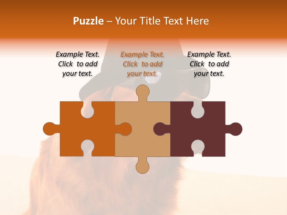 Healthy Background Pup PowerPoint Template