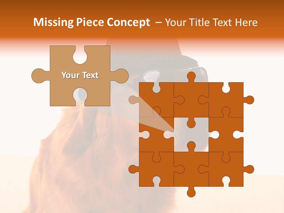 Healthy Background Pup PowerPoint Template