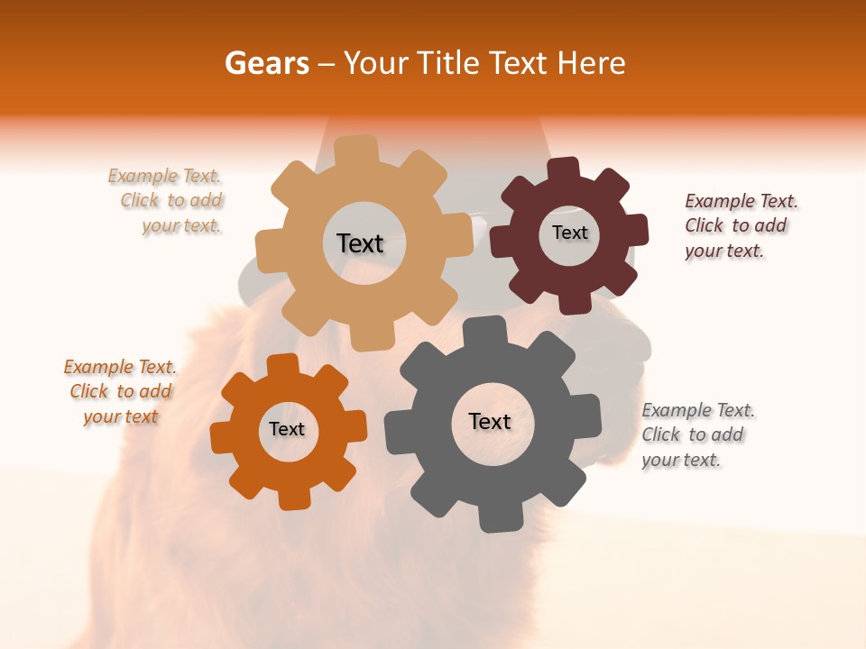 Healthy Background Pup PowerPoint Template