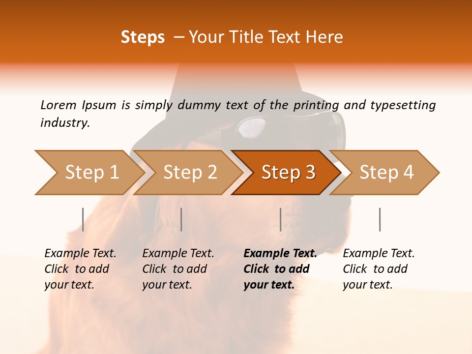 Healthy Background Pup PowerPoint Template