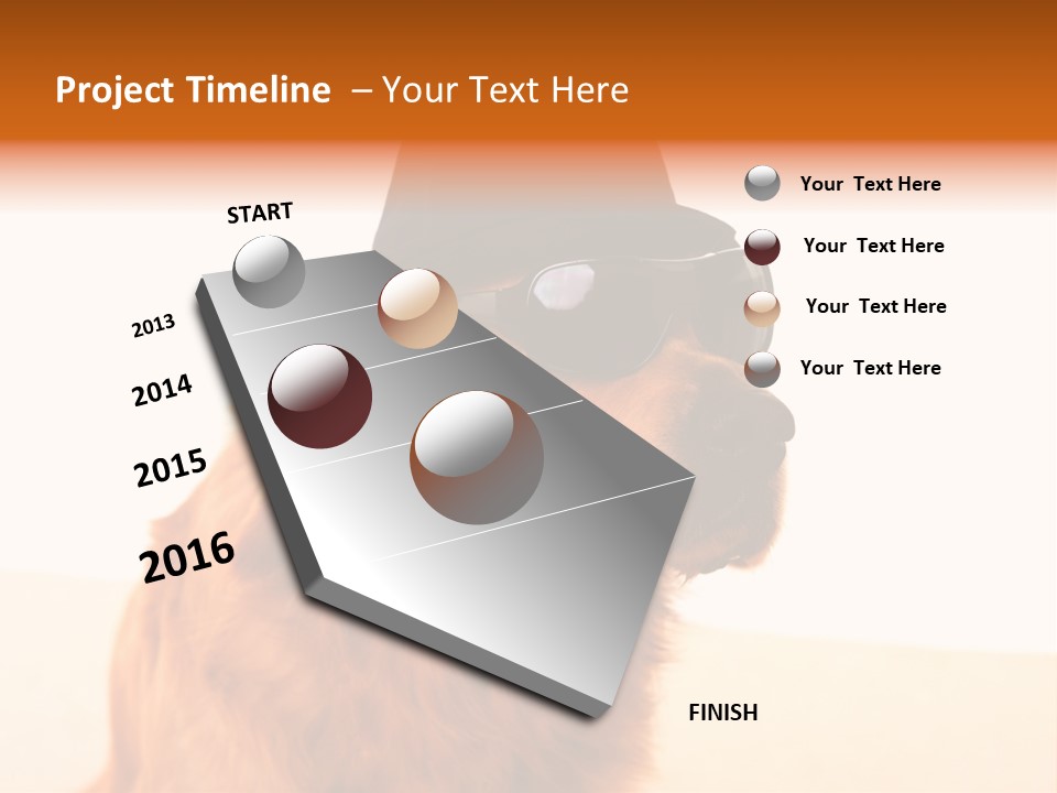 Healthy Background Pup PowerPoint Template