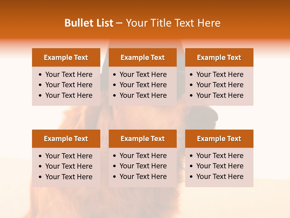 Healthy Background Pup PowerPoint Template