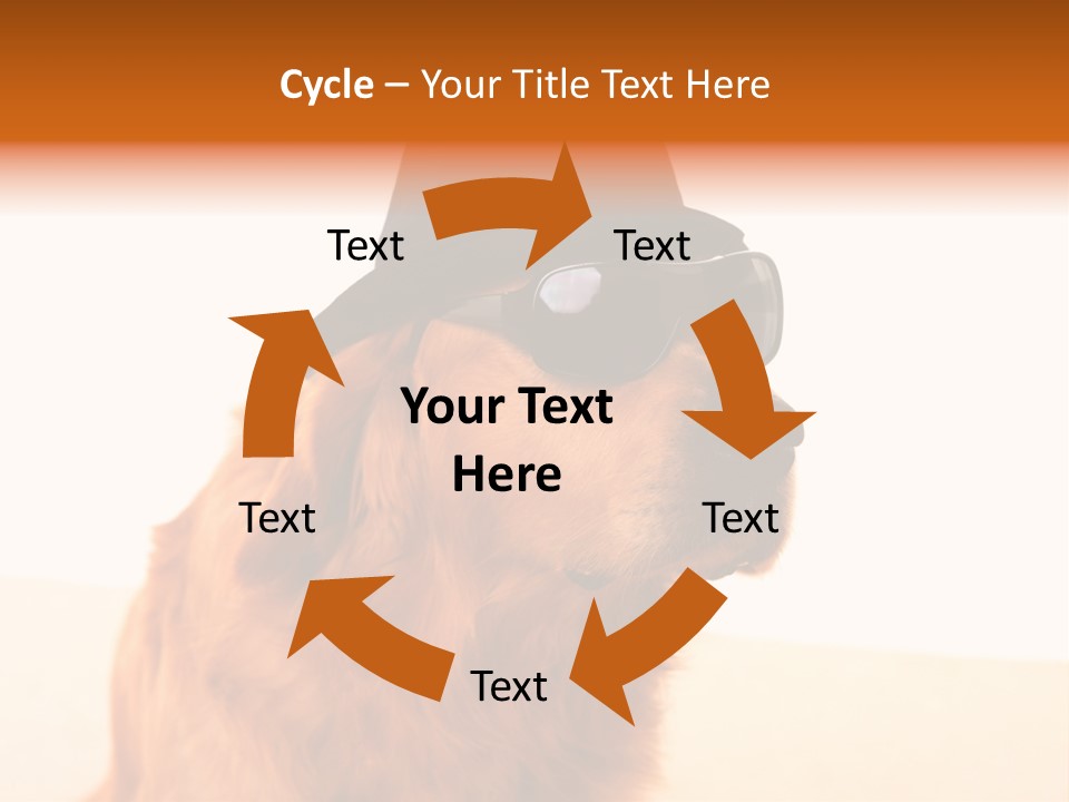 Healthy Background Pup PowerPoint Template