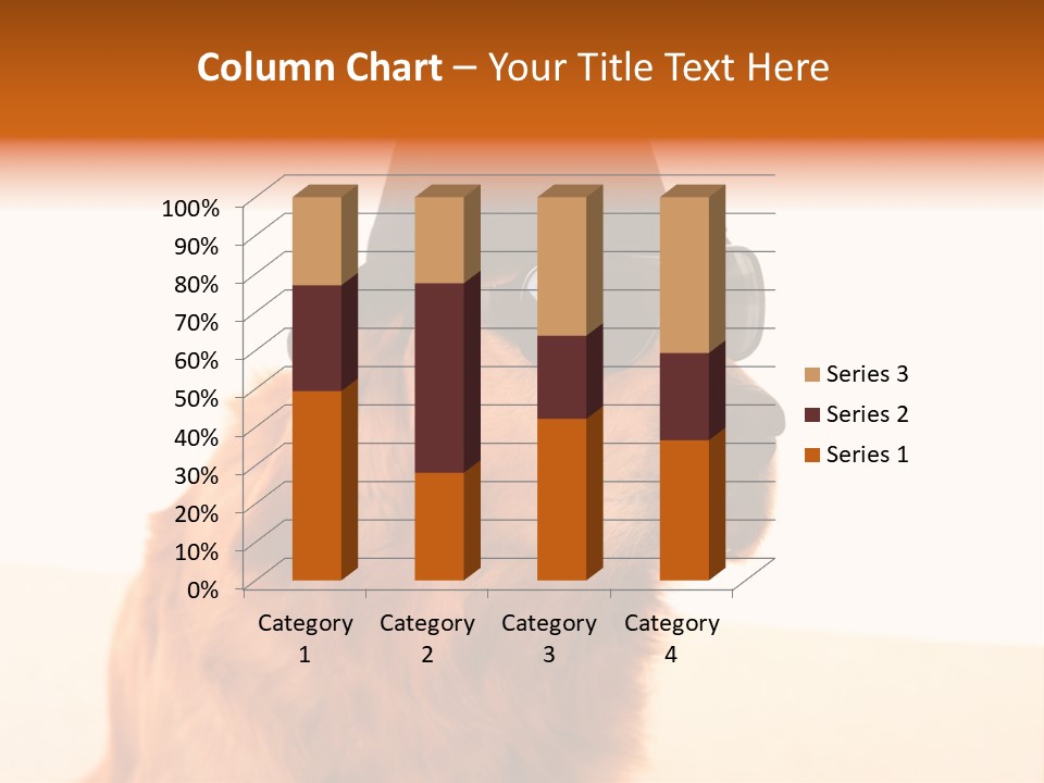 Healthy Background Pup PowerPoint Template