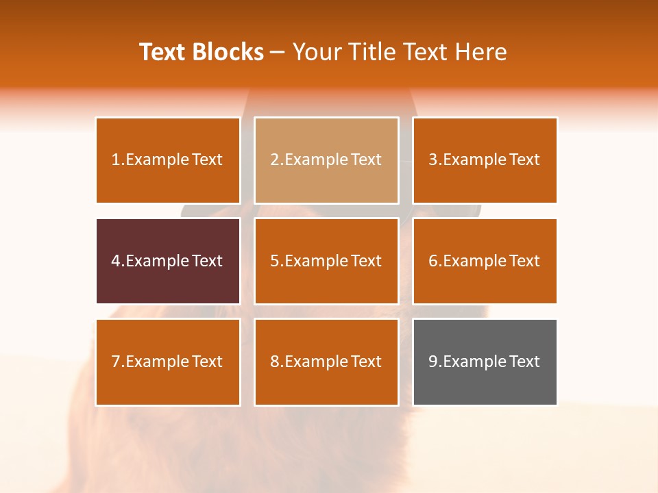 Healthy Background Pup PowerPoint Template