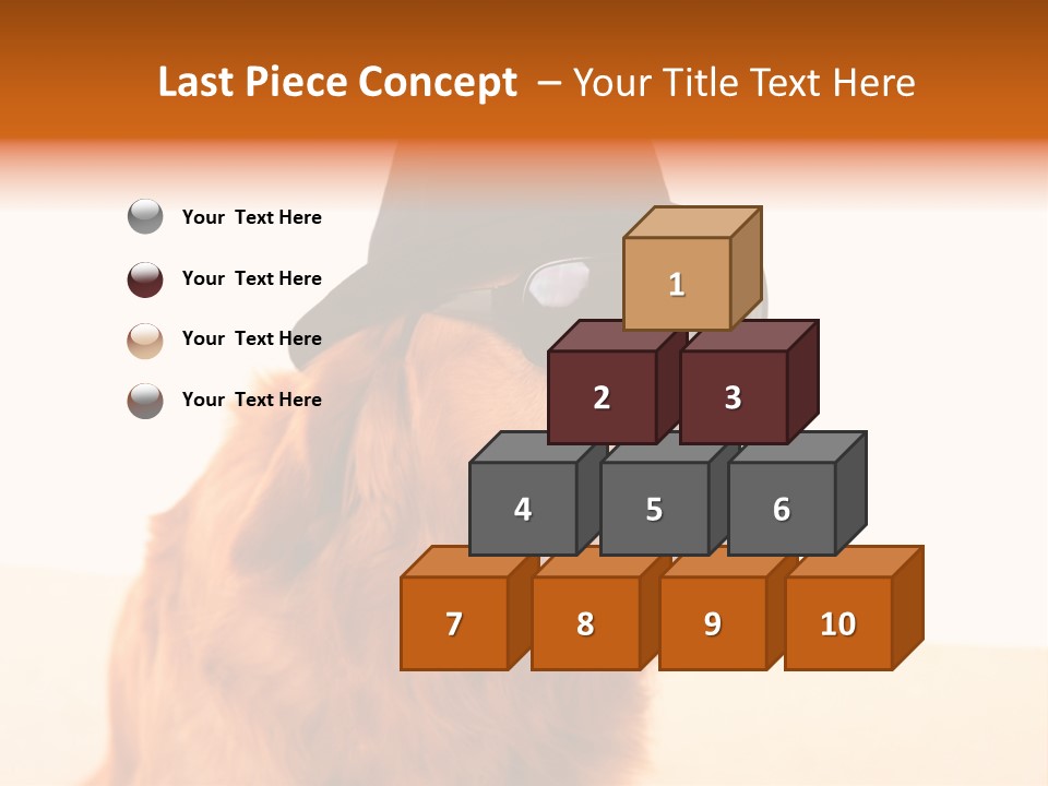 Healthy Background Pup PowerPoint Template