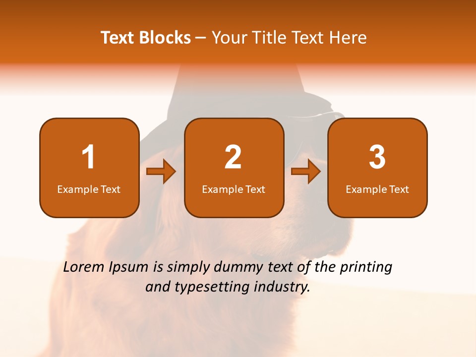 Healthy Background Pup PowerPoint Template