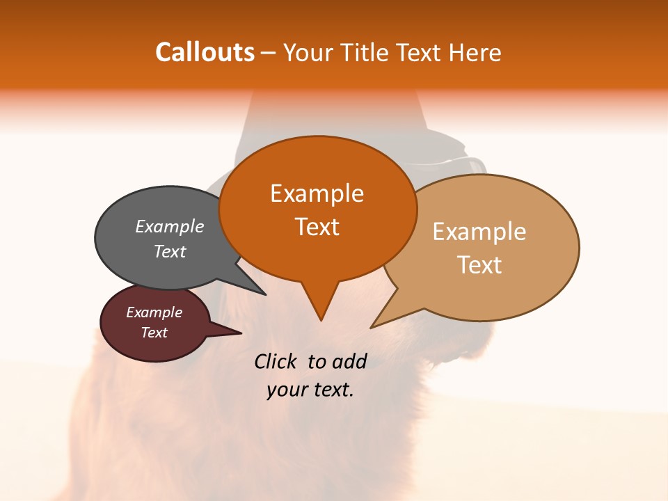 Healthy Background Pup PowerPoint Template