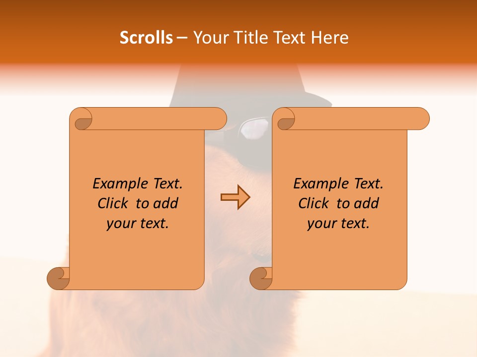 Healthy Background Pup PowerPoint Template