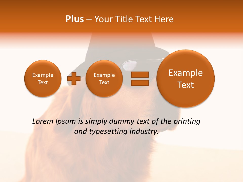 Healthy Background Pup PowerPoint Template