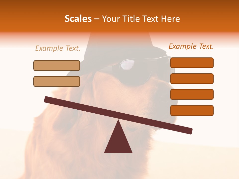 Healthy Background Pup PowerPoint Template