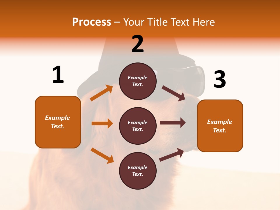 Healthy Background Pup PowerPoint Template