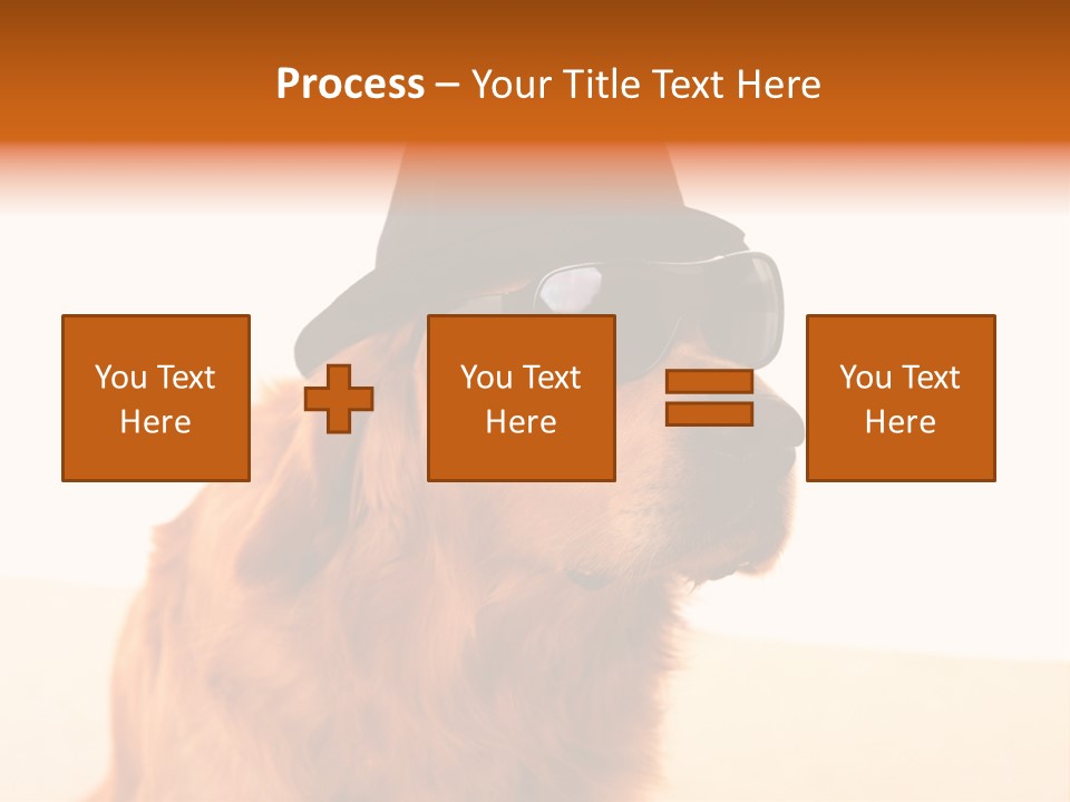 Healthy Background Pup PowerPoint Template