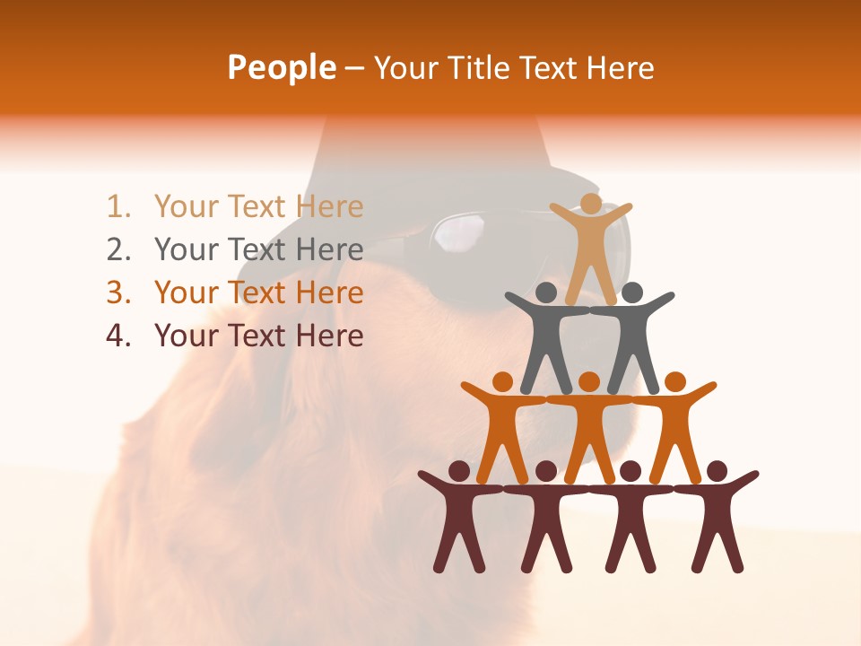 Healthy Background Pup PowerPoint Template