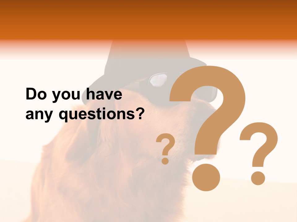 Healthy Background Pup PowerPoint Template