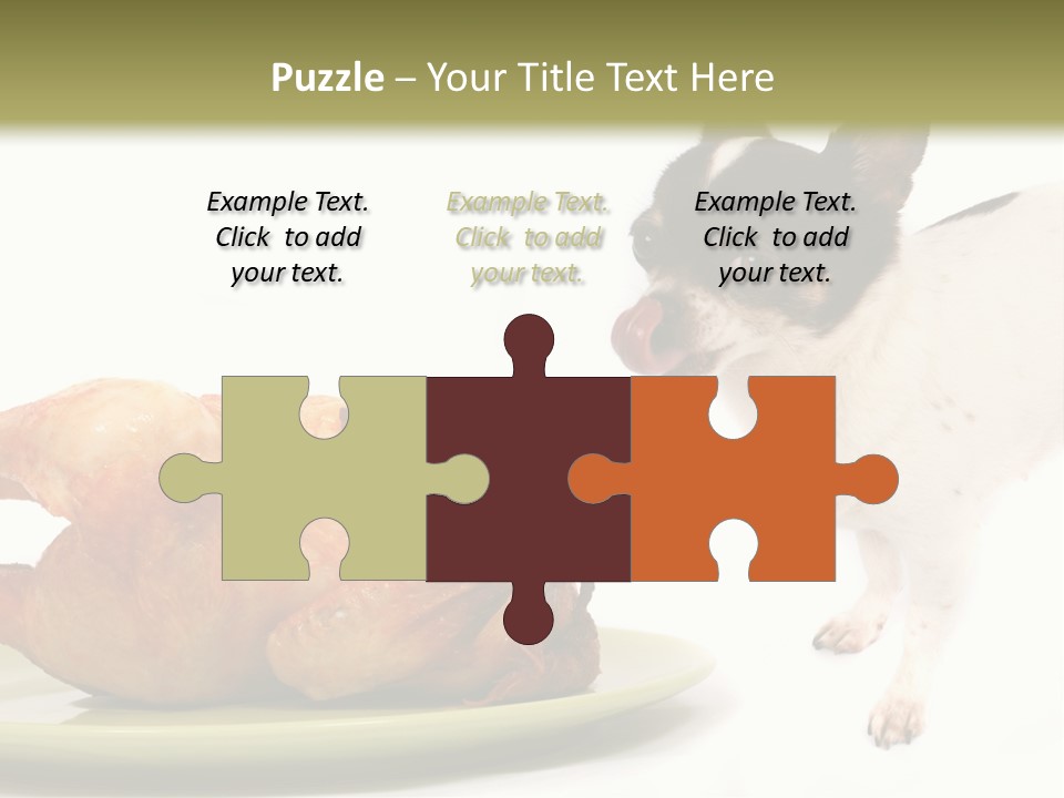 Dinner Shorthaired Shorthair PowerPoint Template