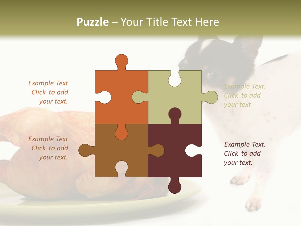 Dinner Shorthaired Shorthair PowerPoint Template