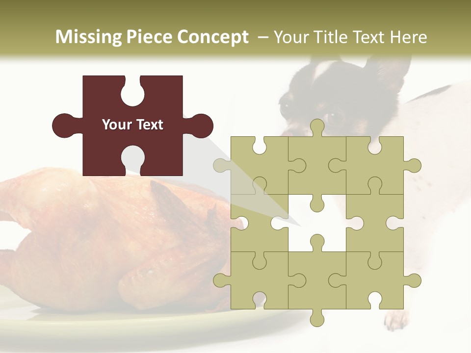 Dinner Shorthaired Shorthair PowerPoint Template