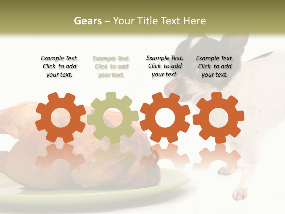 Dinner Shorthaired Shorthair PowerPoint Template