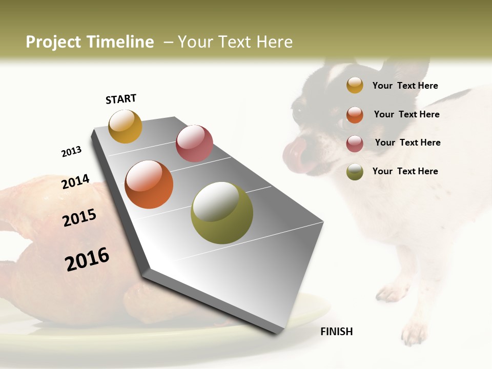 Dinner Shorthaired Shorthair PowerPoint Template