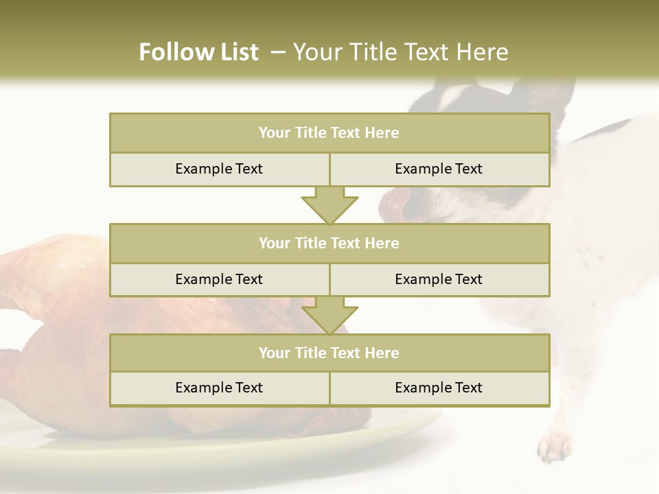 Dinner Shorthaired Shorthair PowerPoint Template