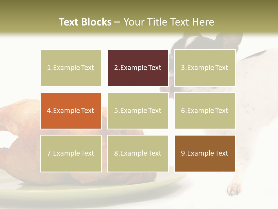 Dinner Shorthaired Shorthair PowerPoint Template