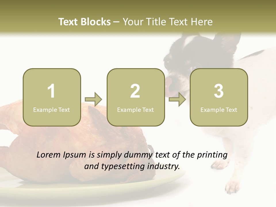 Dinner Shorthaired Shorthair PowerPoint Template