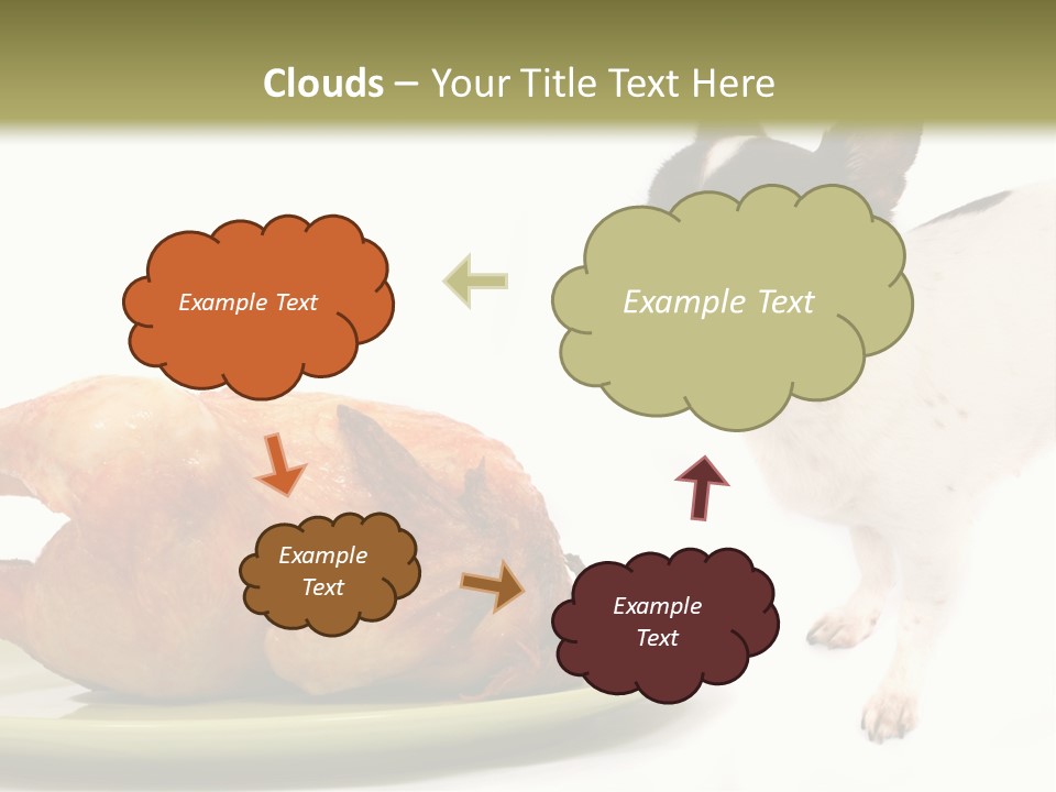 Dinner Shorthaired Shorthair PowerPoint Template