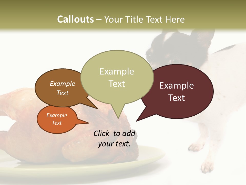 Dinner Shorthaired Shorthair PowerPoint Template