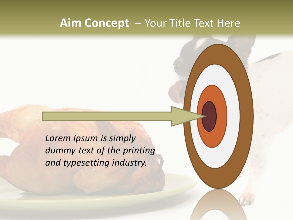 Dinner Shorthaired Shorthair PowerPoint Template