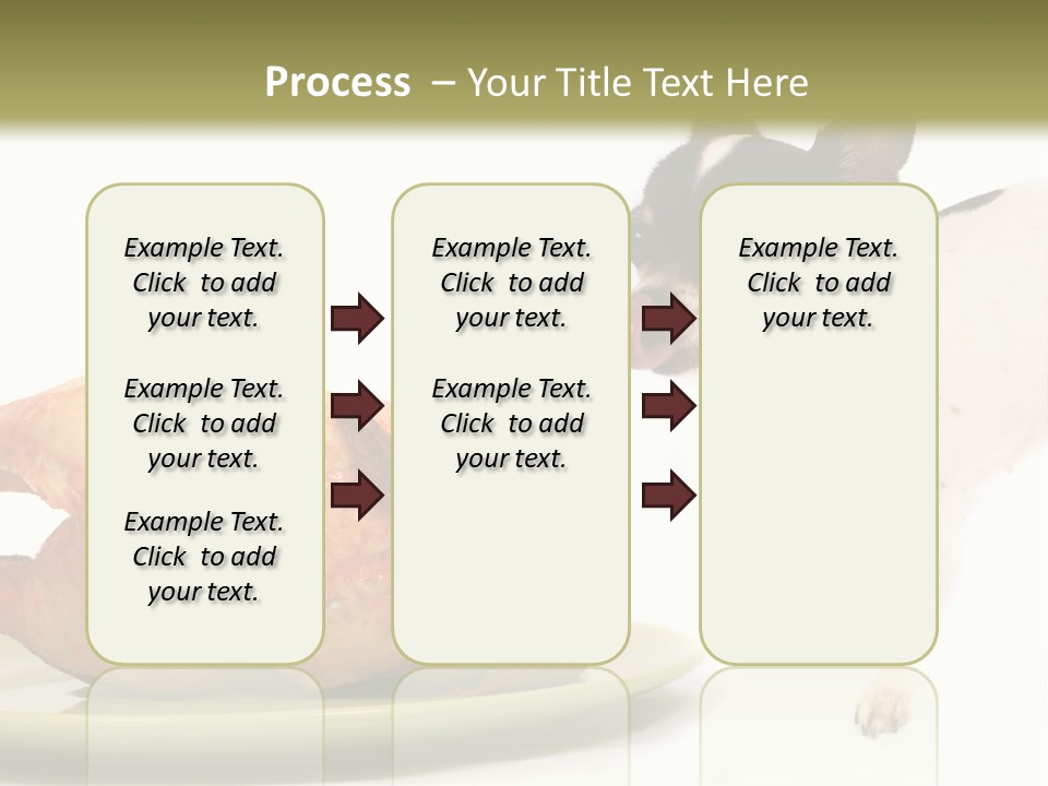 Dinner Shorthaired Shorthair PowerPoint Template