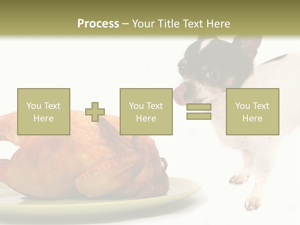 Dinner Shorthaired Shorthair PowerPoint Template