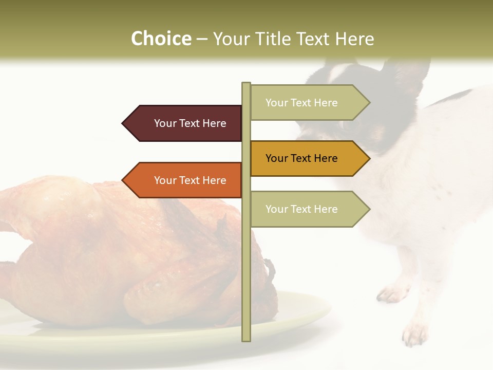 Dinner Shorthaired Shorthair PowerPoint Template