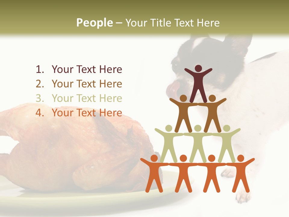 Dinner Shorthaired Shorthair PowerPoint Template