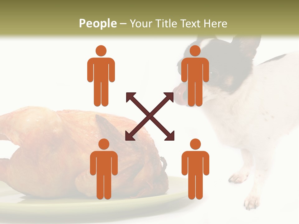 Dinner Shorthaired Shorthair PowerPoint Template