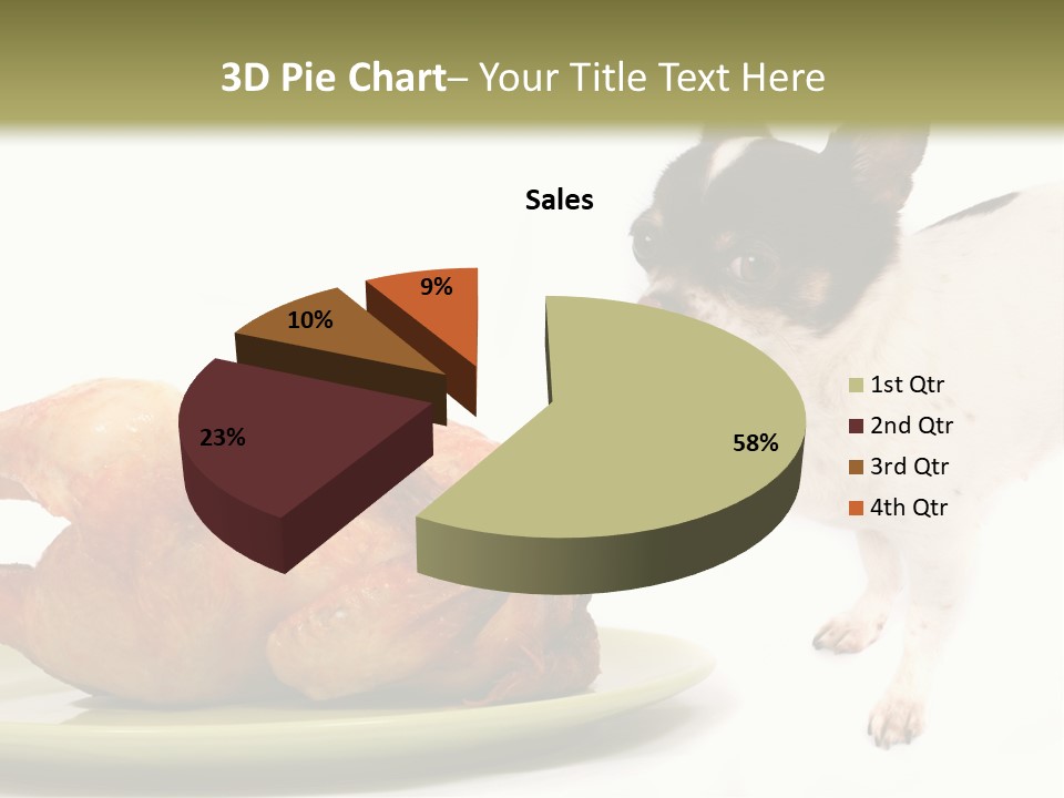 Dinner Shorthaired Shorthair PowerPoint Template