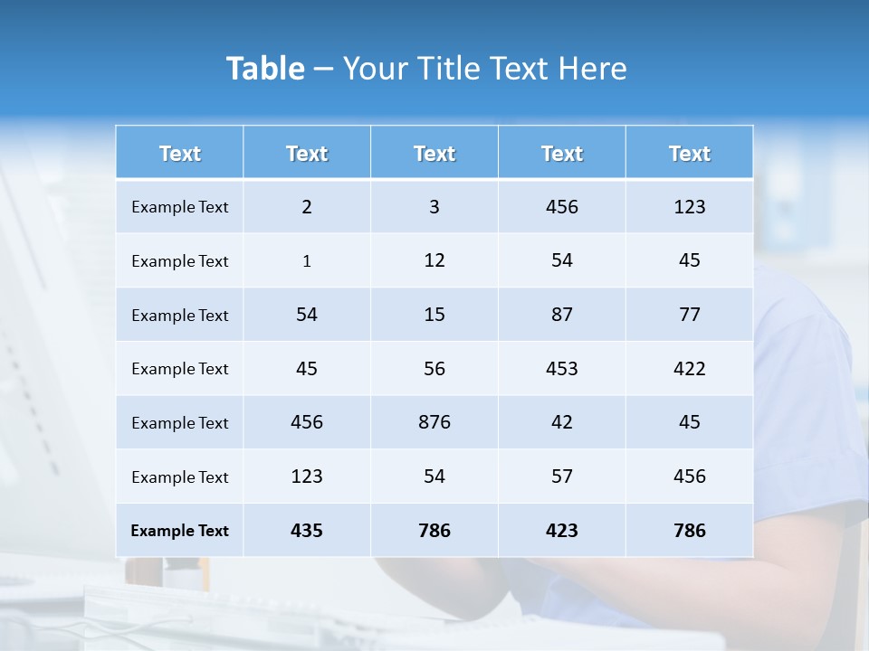 Medical Workplace Uniform PowerPoint Template