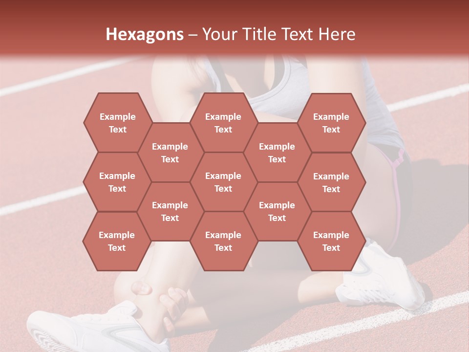 Caucasian Painful Athlete PowerPoint Template