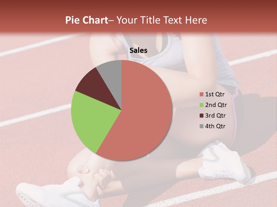 Caucasian Painful Athlete PowerPoint Template