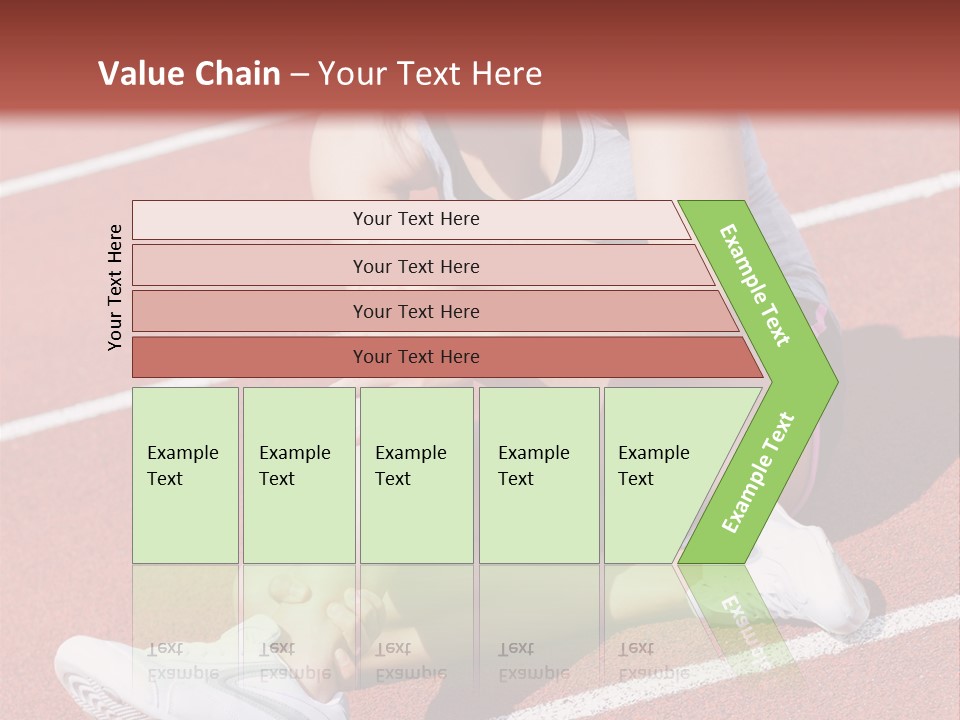 Caucasian Painful Athlete PowerPoint Template