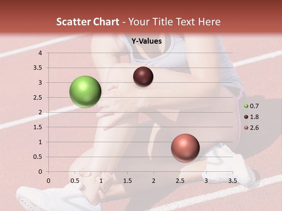 Caucasian Painful Athlete PowerPoint Template