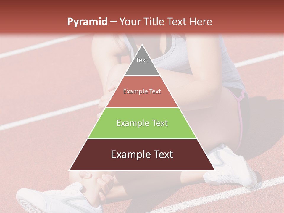 Caucasian Painful Athlete PowerPoint Template