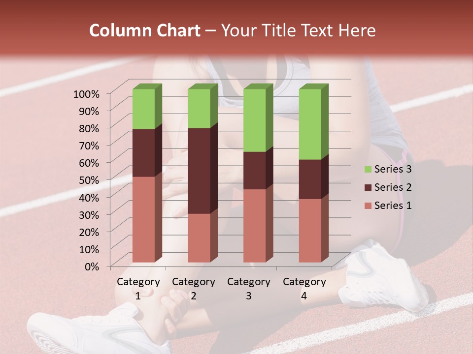 Caucasian Painful Athlete PowerPoint Template