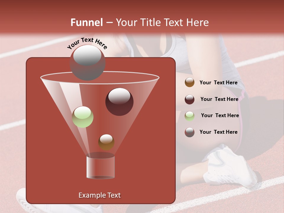 Caucasian Painful Athlete PowerPoint Template