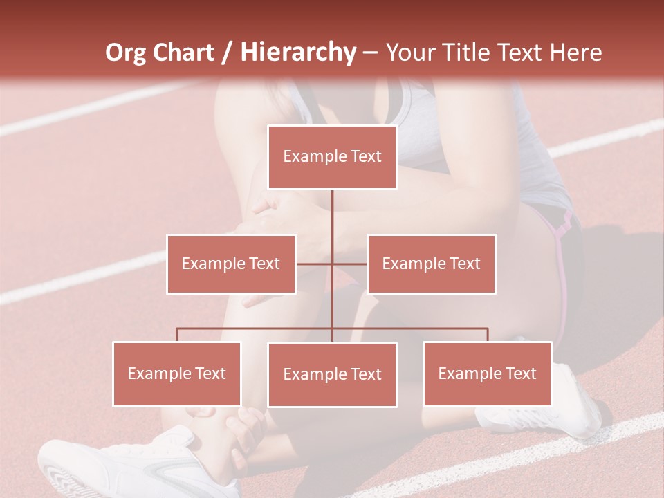 Caucasian Painful Athlete PowerPoint Template