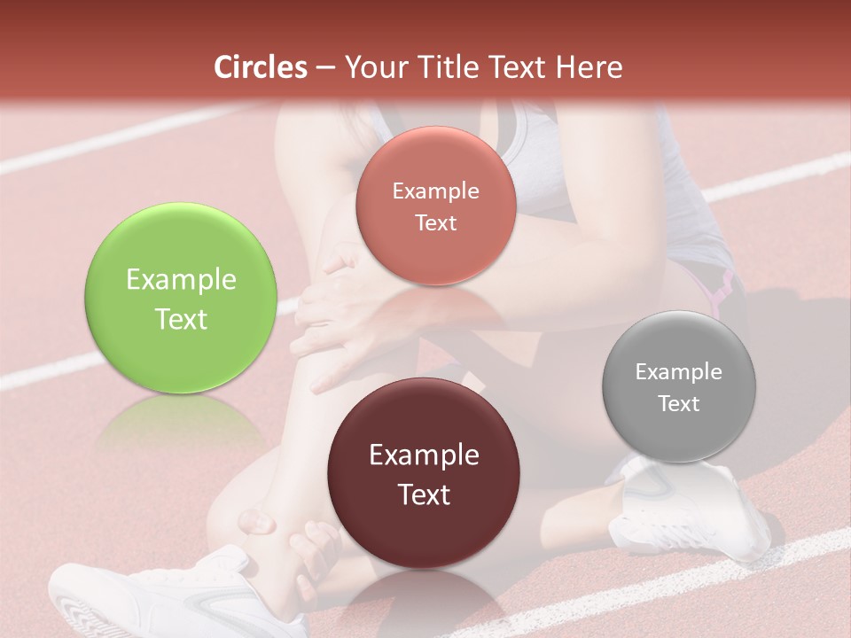 Caucasian Painful Athlete PowerPoint Template