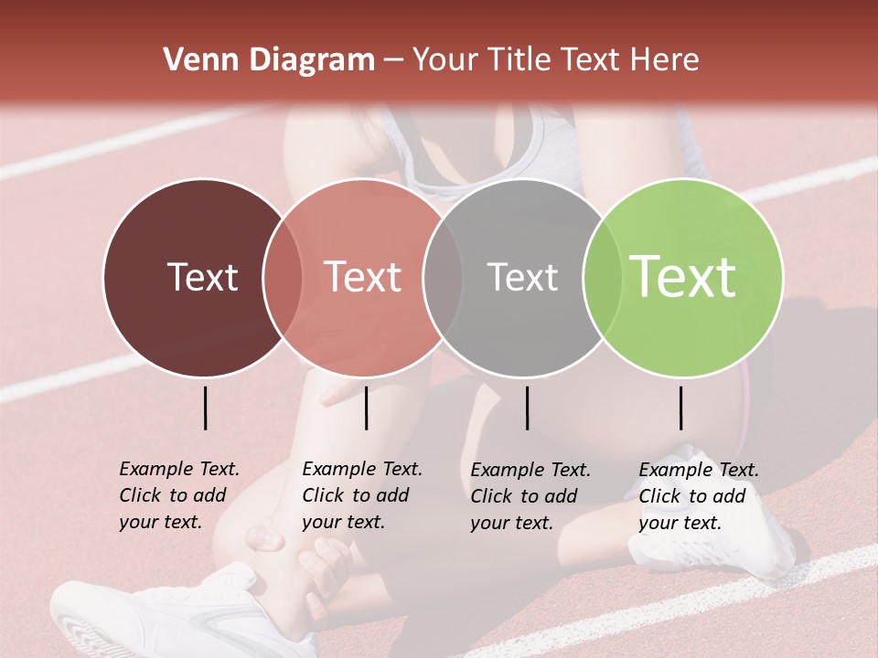 Caucasian Painful Athlete PowerPoint Template
