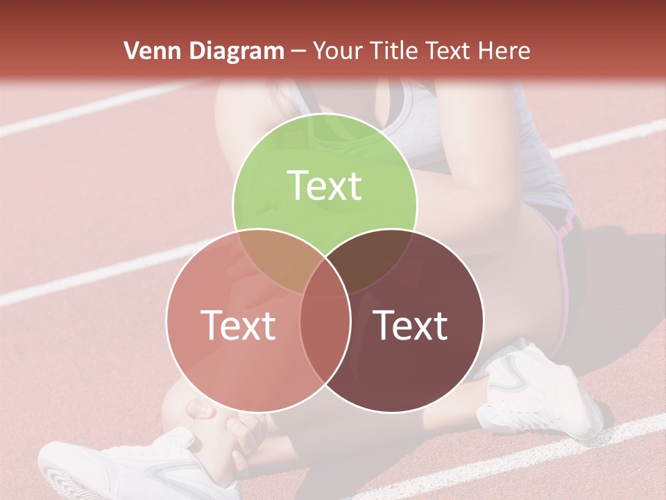 Caucasian Painful Athlete PowerPoint Template