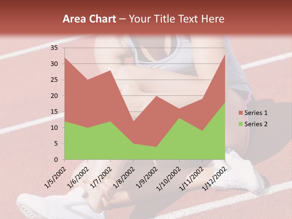 Caucasian Painful Athlete PowerPoint Template