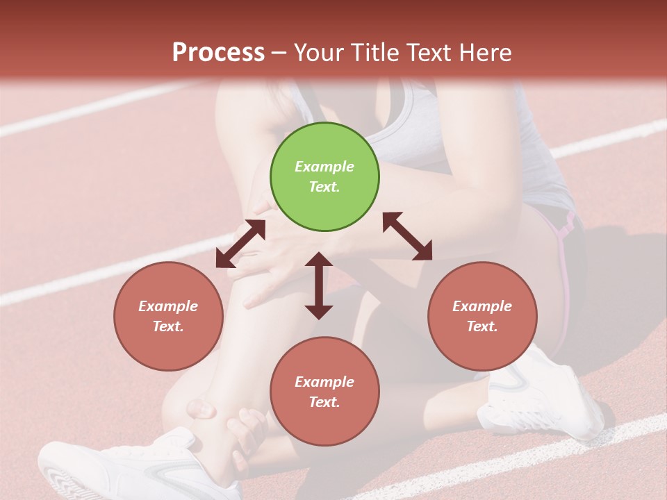 Caucasian Painful Athlete PowerPoint Template
